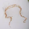 Hair Clips Korean Bridal Handmade Beaded Fringe Headband European Retro Pearl Sentie Accessories