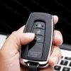 Key Rings Leather Car Key Fob Cover Case Holder Shell For Toyota Prius Camry Corolla CHR C-HR RAV4 Land Cruiser Prado Keychain Accessories J230413