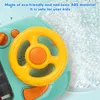 Novelty Baby Musical Steering Wheel Toy Toddler Simulated Driving Racing Car Game with Sound Interactive Educational Learning Race Car Toys Gift