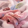 Conjuntos de lençóis WOSTAR Quente fofo flanela lençol elástico capa de colchão inverno colchas de lã coral 2 pessoas luxo lençol de cama de casal 231110