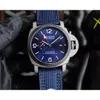 Luxuriöse automatische mechanische Designer-Herrenuhr mit Saphirspiegel, Schweizer Uhrwerk, Größe 44 mm, importiertes Rindslederarmband, Sport-Armbanduhren EQQE
