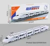 Diecast Model car Electric Universal Harmony Train Non-Remote Control Vehicle Toys Simulating High-Speed Railway Motor Vehicle Model Gift for Baby 230412