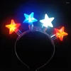 Hair Accessories LED Light Up Headband For Independence Day Memorial Election Party Supplies Gife Kids