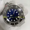 Relógio automático de 2 estilos 44 mm, foto real para homens 126660 azul preto mostrador moldura de cerâmica pulseira de aço 904L 116660 GMF Cal.3235 movimento relógios esportivos mecânicos