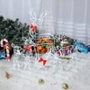 Kerstversiering Kerstversiering Kerstkunst Elanden Herten Met Verlichting Voor Huis Tuin Buiten Gloeiende Glitter Rendieren Ornament Decor 231113