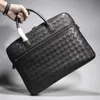10a berühmte Marke Aktentasche Leder Handtasche für Männer einzelner Taschen Mode minimalistischer Stil High-End-Luxusmarke Laptop-Tasche A4 Magazine