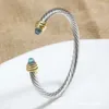 DY Bracelet Jewelry classic designer luxury top accessories XX Similar Bracelets Cable Twist Opening 5MM DY Jewelry Accessories Christmas gift jewellery quality