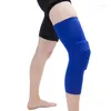 Knäskydd Ett par bikakan elastisk knäskyddskomprimering hylsa skum Brace Patella Protector Volleyball Basketball Support