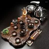 Teaware Sets Chinese Tea Set Gaiwan Wood Tray Gift Complete Teapot And Cup Ceremony Drinkware Juego De Te