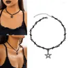 Hanger Kettingen Punk Doorn Choker Ketting Gotische Stijl Metalen Ketting Charm Neckchain Dassen Voor Vrouwen Dame