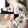 Tattoo Books 10 20 30 50Pcs Waterproof Temporary Sticker Removable Body Art Butterfly Flower Women Men Fashion Stickers 231113