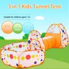 Baby Rail IMBABY Plegable 3 en 1 Corralito para niños Portable Kid Tipi Tent Gateing Tunnel Baby Dry Ocean Ball Fence Play Pool Connected 230412