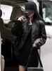 Giubbotti corti in pelle coreana con fibbia in metallo da donna Donna Nero Inverno Vintage Moto Biker Cerniere Cappotti Harajuku moda femminile