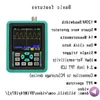 FreeShippingHandheld Mini Oscilloscope numérique avec écran LCD couleur TFT 24 pouces Bande passante 120M Taux d'échantillonnage 500M pour DIY Electroni Auvv