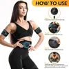 Andra massageföremål Abdominal Toning Belt EMS Muscle Stimulator Toner Midja Body Sliming Forming Arm Leg Do Weight Home Fitness 231113