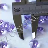 Décoration de fête gratuite et rapide, 2000 pièces/lot de 14mm, perles octogonales en cristal de couleur AB clair avec 1 trou pour décorations de vacances DIY