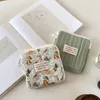 Cosmetic Bags Cases Sanitary Napkin Storage Bags Cotton Cute Korea Coin Purse Bag Coin Jewelry Organizer Card Pouch Case Small Makeup Cosmetic Bags 230413