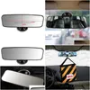 Other Interior Accessories Other Interior Accessories Car Rearview Mirror Rear View Adjustable Suction Cup Wide Long Safety Indoor Aux Dhkeq