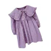 Robes de fille printemps automne bébé fille mignon imprimé fleuri robe enfants mode robe de soirée enfants vêtements pour bébés 230412