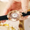 Wristwatches 2023 Est Design Women Watches Fashion Casual Ladies Leather Female Quartz Clock Damenuhr Gifts Drop Moun22