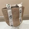 Woody designer totes bag woven straw bags valentines day gifts large capacity practical durable summer beach use luxurys handbags elegant ins XB015 E23