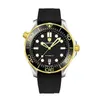 Top Luxury Seahorse 300 Sports Men S Watch الحركة 2813 8215 8800 التلقائية الميكانيكية السيراميك الغوص 150300 ساعة الرجال مضيئة السيراميك الفولاذ المقاوم للصدأ مقاوم للماء