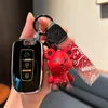 Ny mjuk TPU -bil nyckelfodral omslagskal för Kia Sportage 3 4 Rio Ql Ceed Cerato Sorento K2 K3 K4 K5 Auto Accessories Keychain