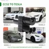 Accessoires voor elektrische voertuigen Teschev CCS 2 naar Tesla EV-oplaadadapter 250A CCS2 Combo Tesla-converter voor autolader CCS2 Tesla-adapter Q231113