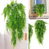 Decorative Flowers 90CM Artificial Plant Vine Home Garden Decoration Wall Hanging Leaf Grass Garland DIY Wedding Party Decor Fake Ivy Rattan