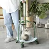 Dog Cat Bag Out Portable Capsule Transport Pet Backpack Transparent Breathable Trolley Case Handbag 231110