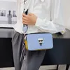 Cartoon Handbag Fashion Chain Single Shoulder Small Bags Lock Lock Solid Color Versatile Underarm Bag