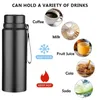 Tazze Bottiglia d'acqua termica da 1 litro Mantieni freddo e Thermos per tè e caffè Boccette sottovuoto in acciaio inossidabile 231113