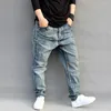 Men's Jeans Men Men's Denim Harem Pants Loose Hip-Hop Large Size Skateboard Tapered S-4XL