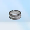 Vecalon Full Princess Cut 20ct 5a Cyrron CZ Wedding Pround 10KT Białe Złotne Pierścionek zaręczynowy dla kobiet SZ 5112382868