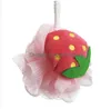 Badborstels Sponzen Worstbers Groothandel dierenfruit Kerstcartoon Ball Nieuwe creatieve spons Circar Bathbal Flower Drop levering 18ky9