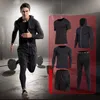 Męskie dresy sportowe odzież sportowa Fitness Tracksuit Sets Sets Compression Basketball Biełdów Rajstopy joggingowe garnitury ubrania sucha dopasowanie 230412