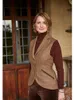 Damesvesten damesvest Herringband patroon slanke solide kleur mode casual mouwloze jas