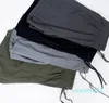 Pantaloncini corti da uomo per yoga, sportivi, ad asciugatura rapida, con tasca con cerniera, per cellulare, corsa casual, palestra, pantaloni da jogging