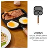 Pans 3-in-1 Breakfast Pan Fried Egg Griddle Non Stick Small Frying Pancake Nonstick Cast Iron Molds