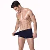 Underbyxor Mens underkläder Bambu Fiber Boxers Cuecas 4st/Lot Underwear Men Boxer Solid Sexiga herrbilar Male Panties Sleepwear 230413