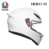 Helme Moto AGV Integralhelme Face Crash K1 Racing Männlich und Weiblich Paar Vier Jahreszeiten Sportwagen Mo WN QIMX W76G