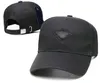 PRA Bucket Hat Casquette Luxury Ball Caps Brand Designer Stars med samma avslappnade utflykt Flat-top Small Brimmed Hats Wild Triangle Standard Bonnet Cappelli A21