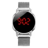 WJ-10289 Factory Custom Multifunktion Pekskärm LED-klocka för kvinnor grossist casual Women Alloy Digital Watch