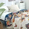 Couvertures Multi couche gaze coton jeter couverture chaud hiver couvre-lit sur le lit doux poilu Boho couverture couverture chaude hiver doudou 231110