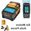 Freeshipping Ftth Fiber Optik Ekleme Makinesi Optik Fiber Füzyon Splicer / OTDR Optik Güç Ölçer OPM VFL Işık Kaynağı Mjeot