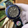 Paneriii Mens 디자이너 시계 Panerai 자동 디자이너 Paneria Sapphire Sapphire Mirror Mechanical Movement Size 47mm 고무 스트랩 스포츠 손목 시계 19ZP