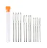 Large-Eye Needles Steel Yarn Knitting Sewing Needles Darning Needle Clear Storage Tube