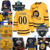 Zach Metsa Matthew Peca Hockey 2023 National Champions Jersey Skyler Brind'amour Alex Power Timothy Heinke Chase Priskie Quinnipiac Bobcats Jerseys