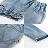 Jeans Grote Jongens Jeans Zomer Mode Lichte en Dunne Rechte Denim Been Anti-muggen Broek Kinderen Broeken 6 8 9 10 12 14 Jaar 230413