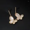 Boucles d'oreilles pendantes à la mode pour femmes, ensemble de clous pour femmes, style Boho géométrique, pompon papillon, bijoux Punk, 2023